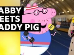 ¿Monopolio del año? Gabby Logan entrevista a Papá Pig