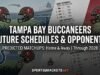 Futuros oponentes de los Tampa Bay Buccaneers: partidos en casa y fuera de casa todos los años hasta 2028