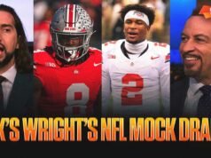 Draft simulado de la NFL 2026: ¿No hay Ty Simpson en la Ronda 1? Nick Wright predice la ronda 1