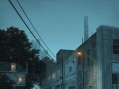 Los animales deambulan por las calles del barrio al atardecer en las ilustraciones de Nicholas Mogli: enormes